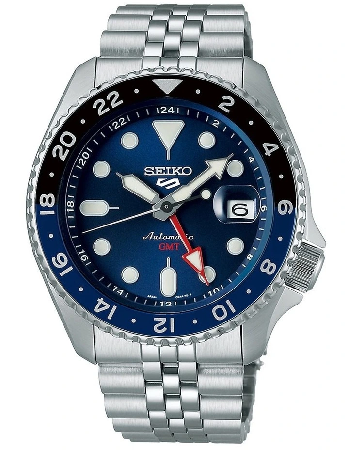 5 Sports GMT Watch in Blue Dial