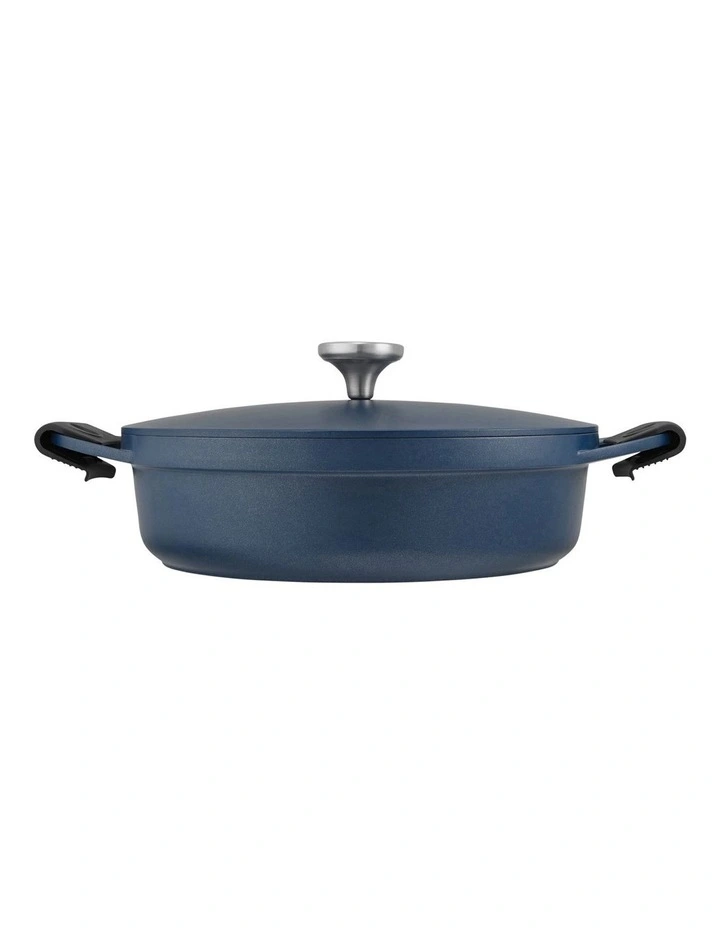 Agile Non-Stick Shallow Casserole 28cm/4L in Navy