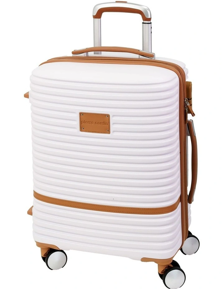 Classique 54cm Cabin Hard Shell Suitcase in White