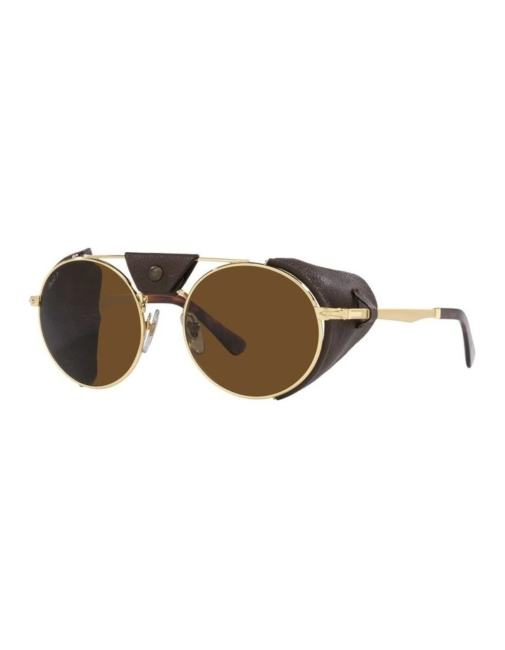 PO2496SZ Gold Polarised Sunglasses