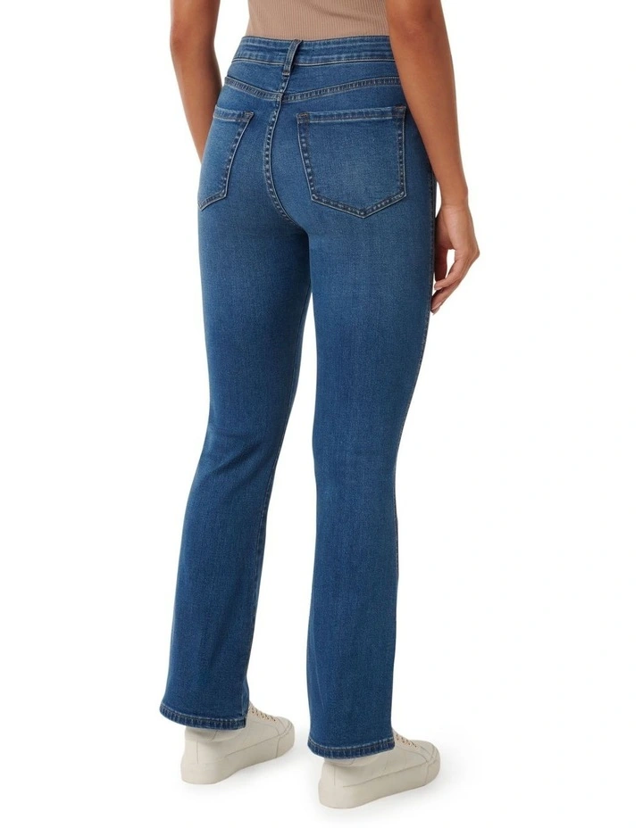 Sacha Skinny Flare Jeans in Blue