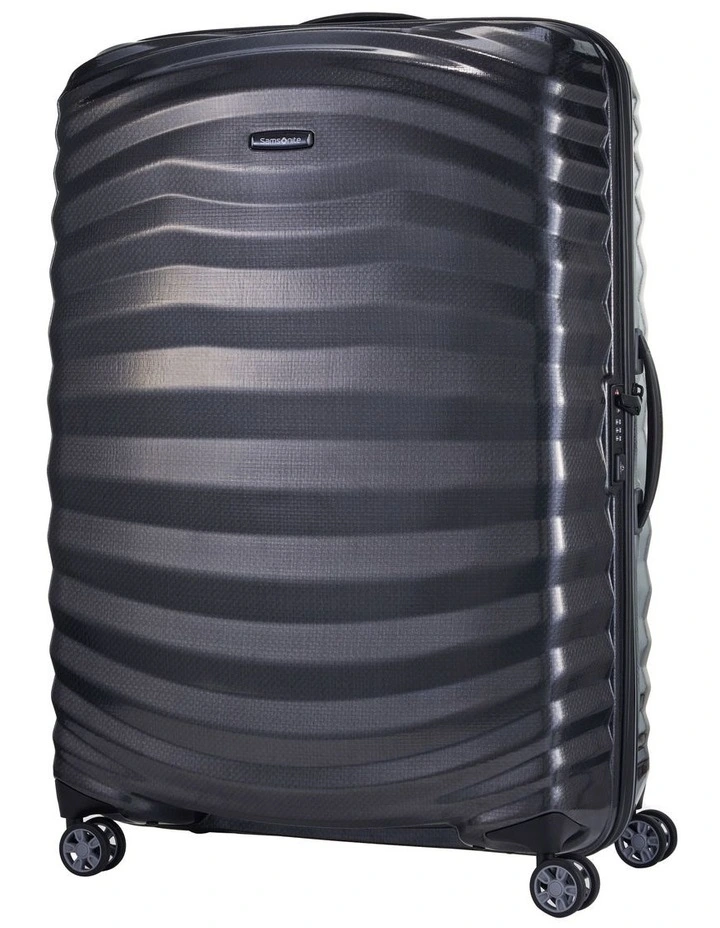 Lite-Shock 81cm Sport Spinner Suitcase in Black