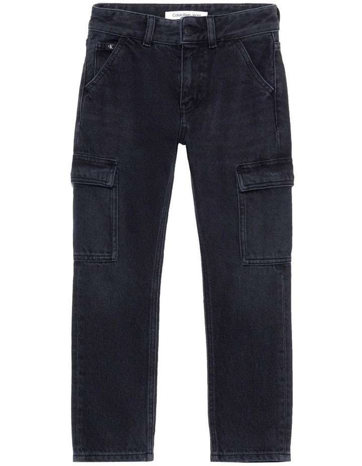 Dad Jeans in Soft Black