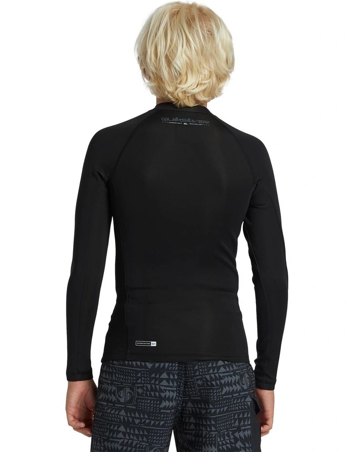 Everyday Heat Long Sleeve UPF 50 Surf T-shirt in Black