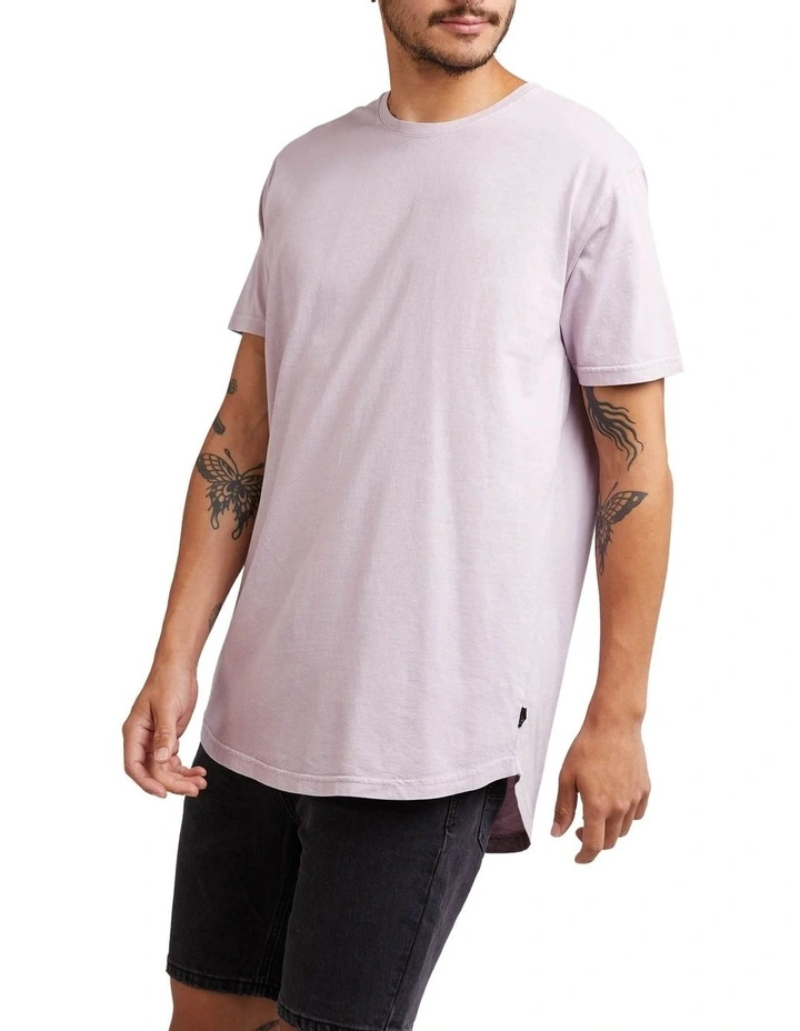 Acid Tail Tee in Mauve