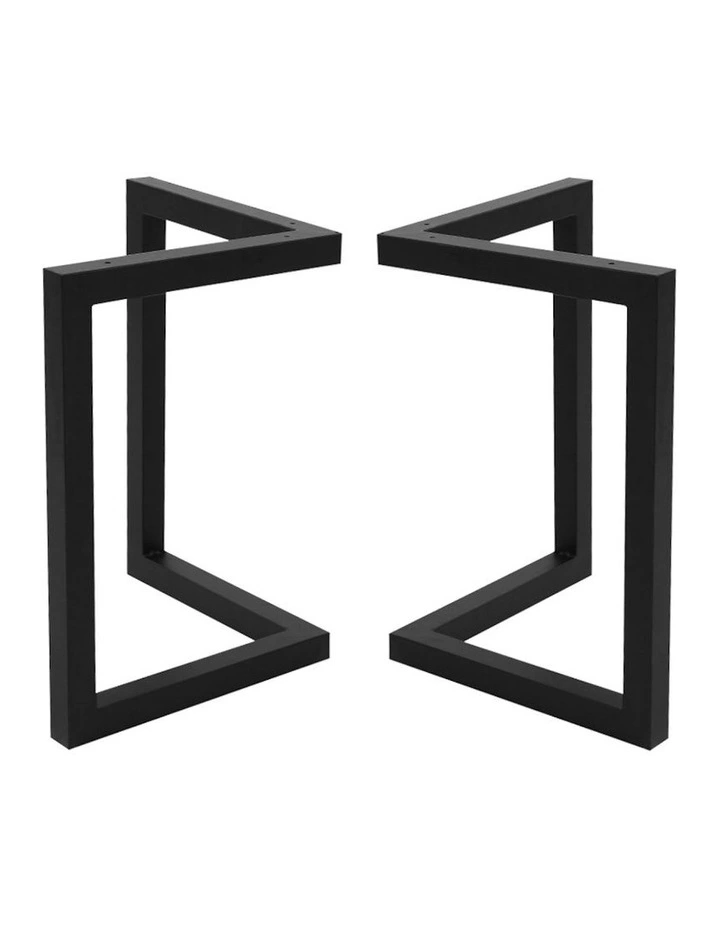 Table Legs Set of 2 in Black