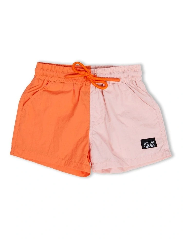 Blocked Active Shorts (Sizes 0-3) in Multi