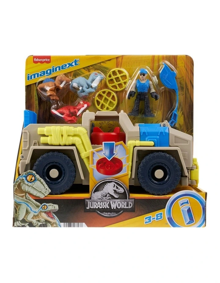 Imaginext Jurassic World Track And Transport Dino Truck