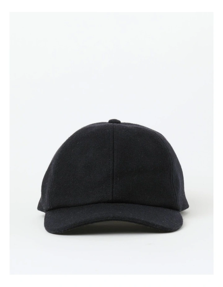 Brushed Cap in Navy