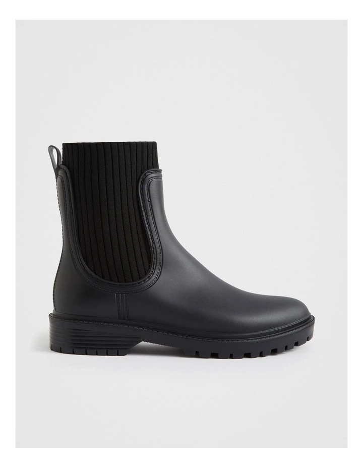 Alannah Rain Boot in Black