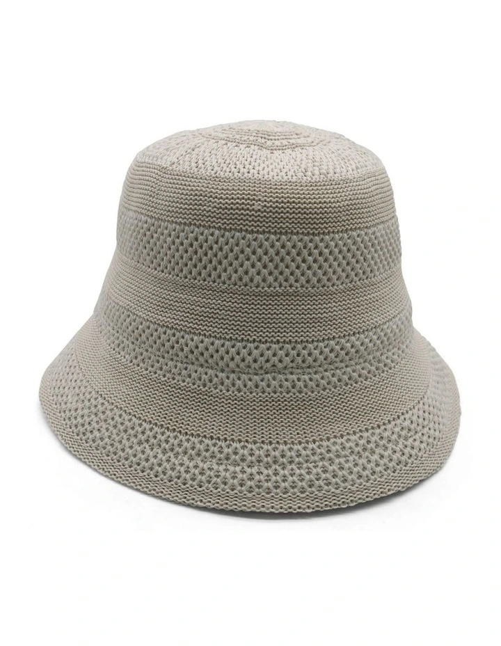 Libby Bucket Hat in Beige