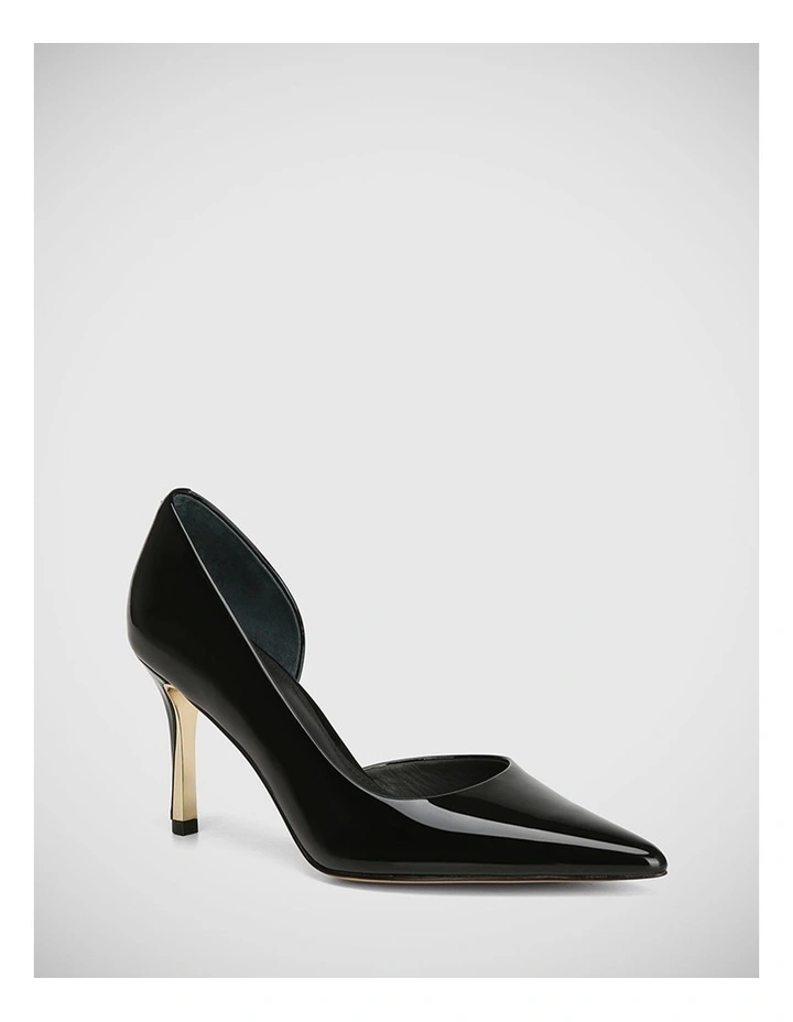 Shirley Patent Leather Pump in Black