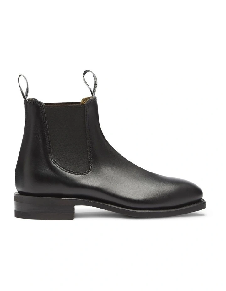 Comfort Craftsman Wide Fit Shoe in Black