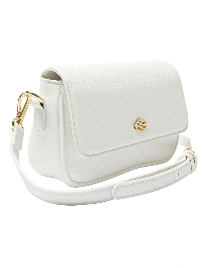 H-Jessie Crossbody Bag in White Pebble