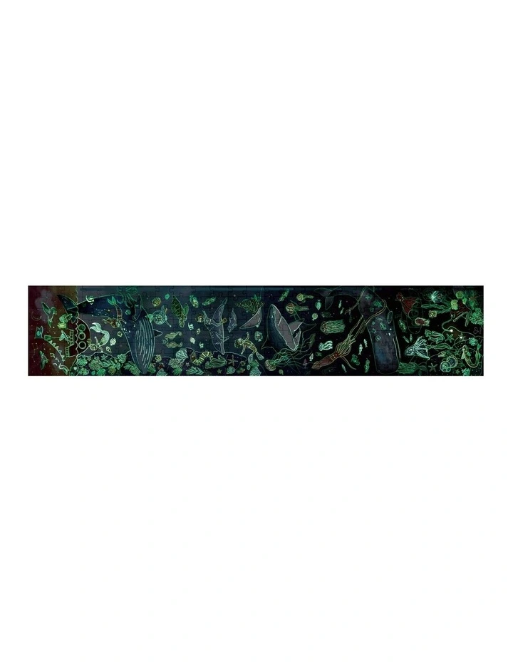Glow-in-the-Dark Ocean Life Puzzle (1.5m long)