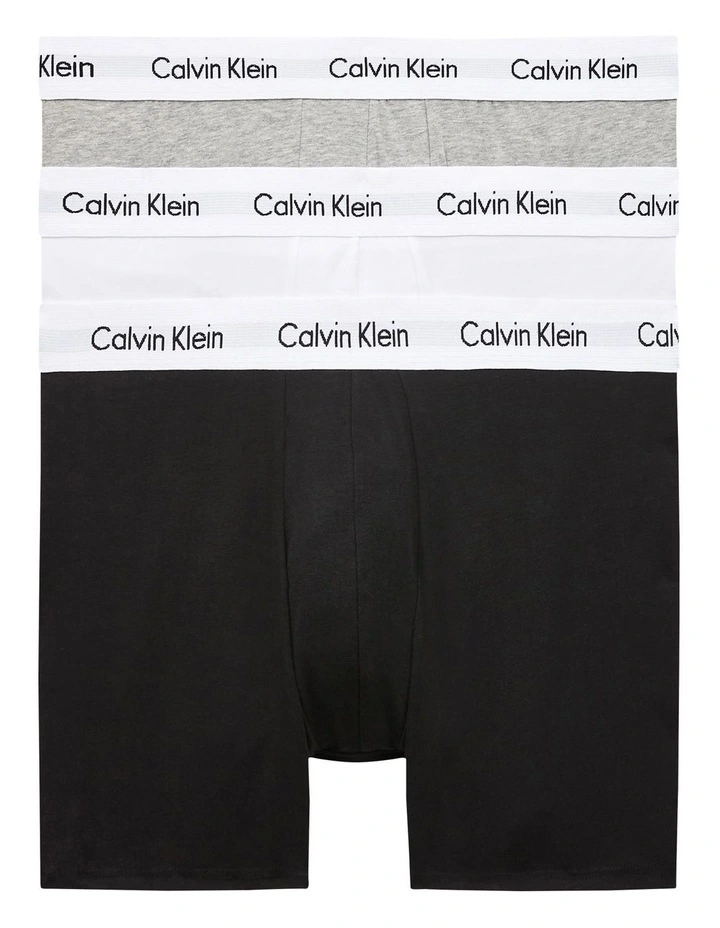 Cotton Stretch Boxer Brief 3 Pack in Multi