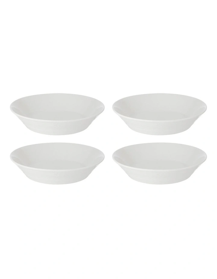 1815 Pure 23cm Set of 4 Bowls in White