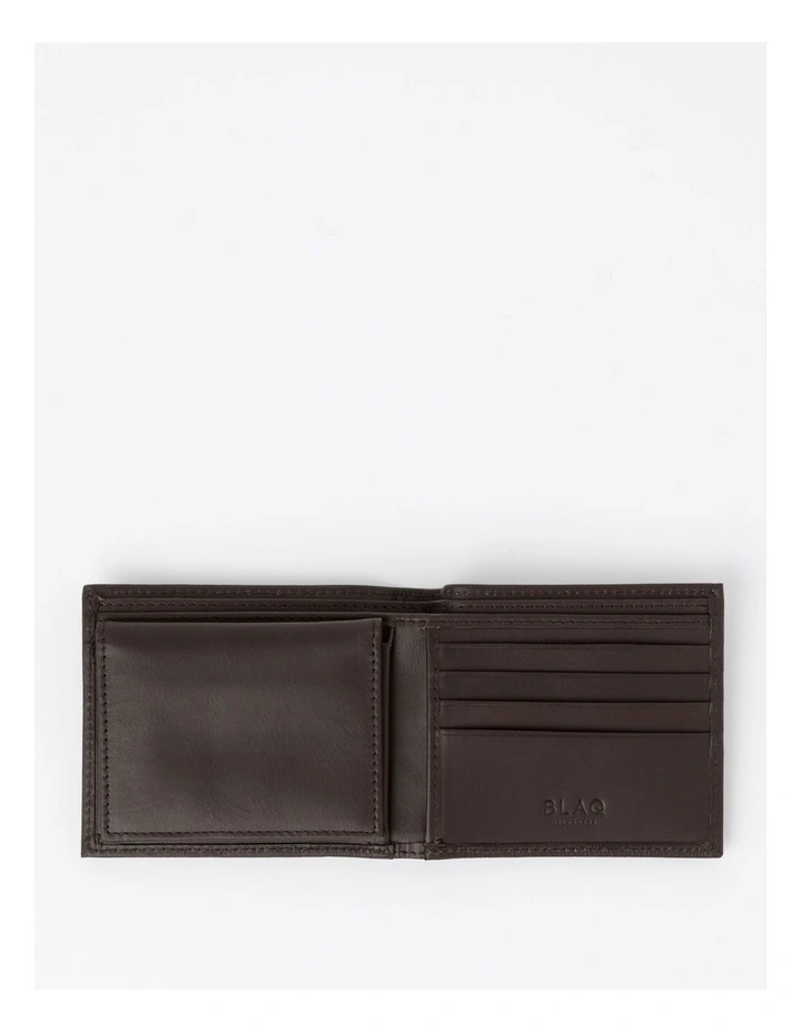 L Fold With Removable Pass Case Wallet in Brown