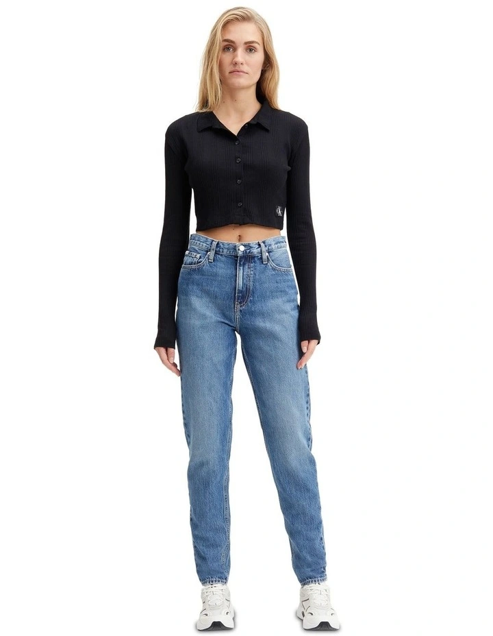 Mom Jean in Denim Medium