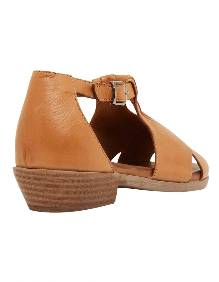 Laguna Sandals in Cognac Leather