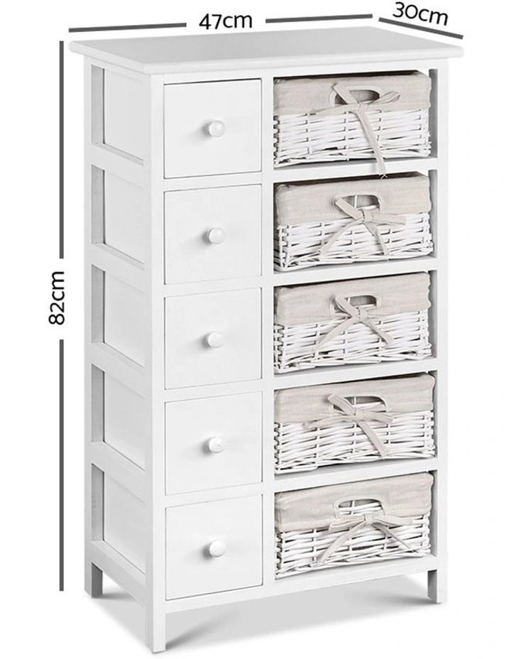 5 Basket Storage Drawers