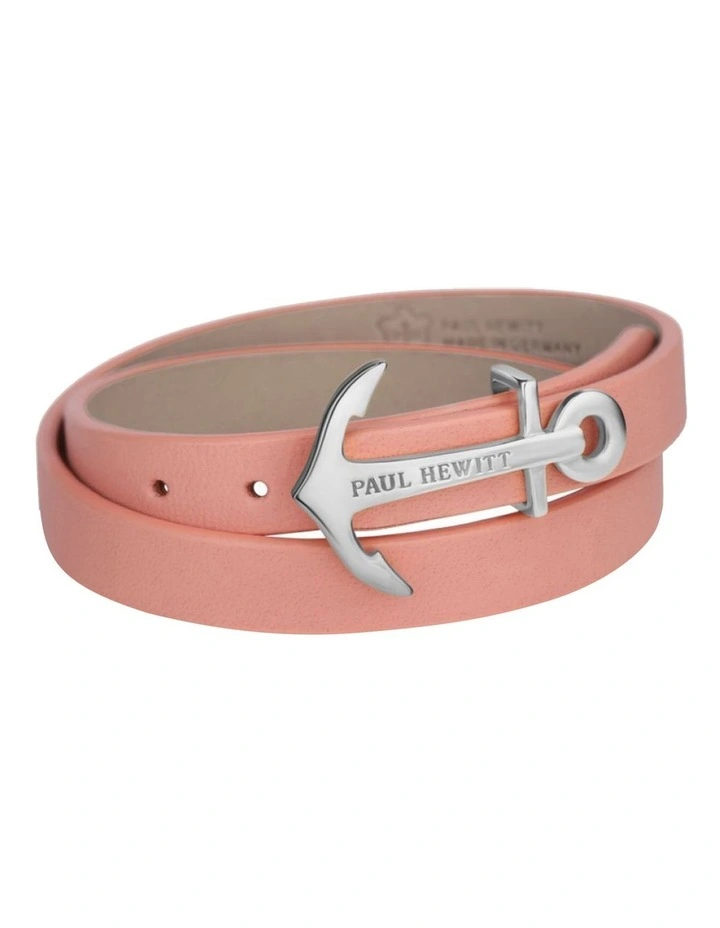 North Bound Pink Leather Bracelet