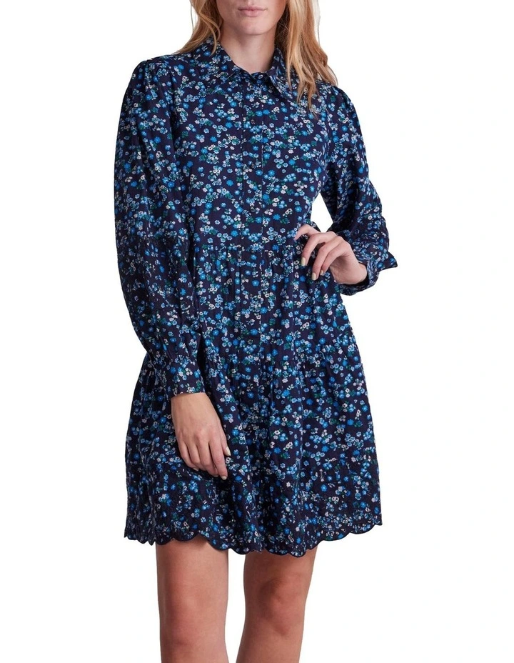 Ziggy Long Sleeve Shirt Dress Organic Cotton