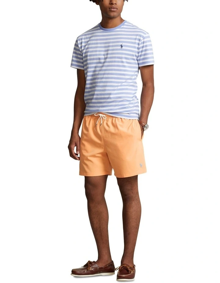 Traveler Plain Swim Short in Fair Orange