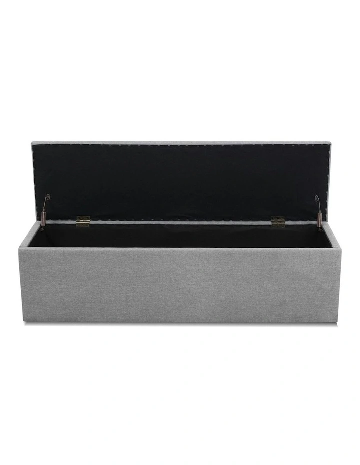 Storage Ottoman in Grey