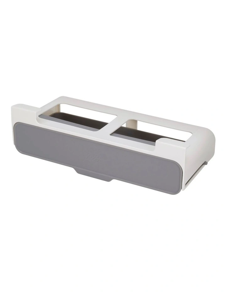 Cupboard Store Under-Shelf Spice Rack in Grey