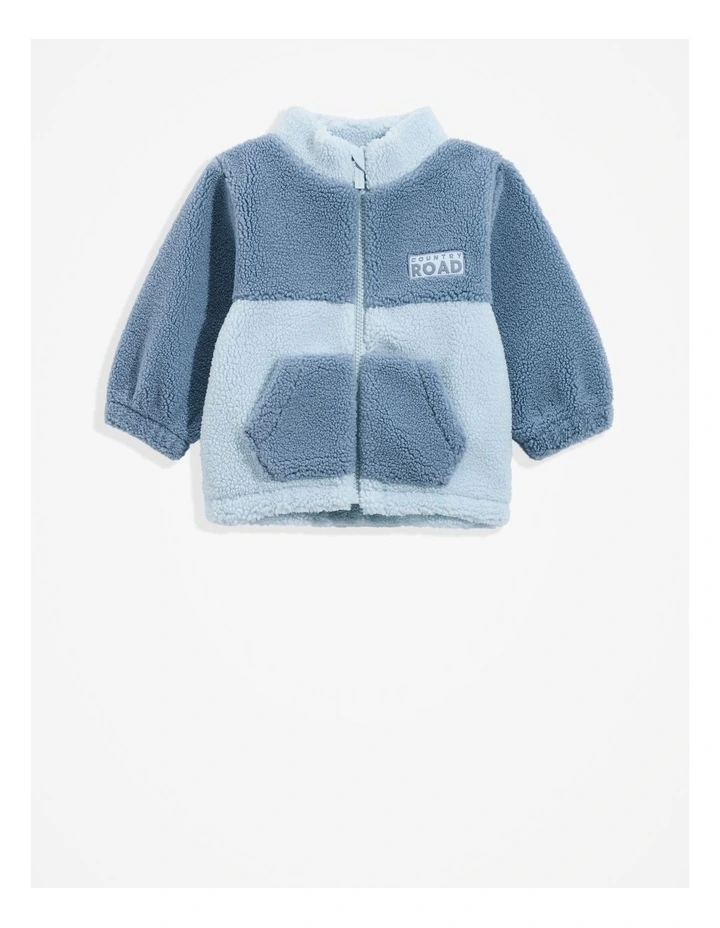 Sherpa Sweat in Multi Blue