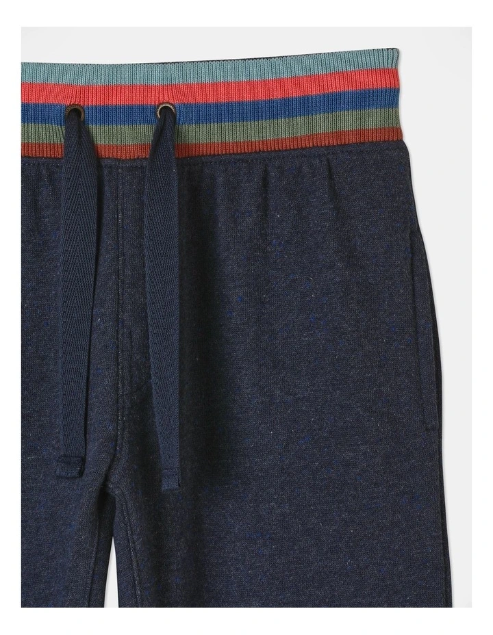 Otto Fleece Trackpants in Navy