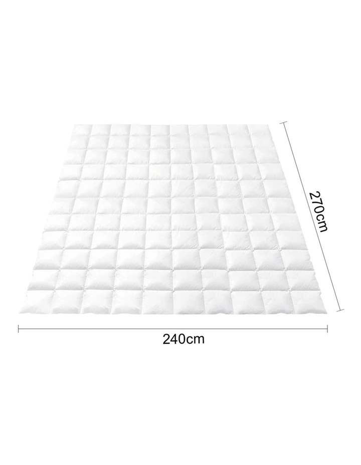 Duck Down Feather Quilt Super King 700GSM