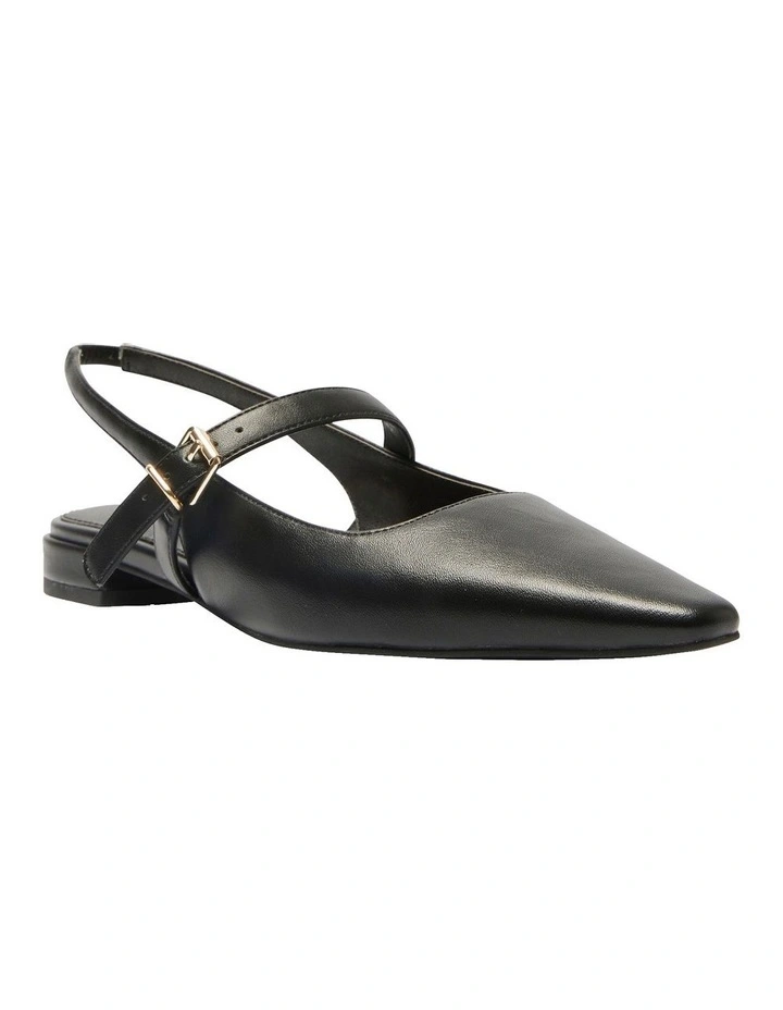 Bianca Ballet Flats in Black
