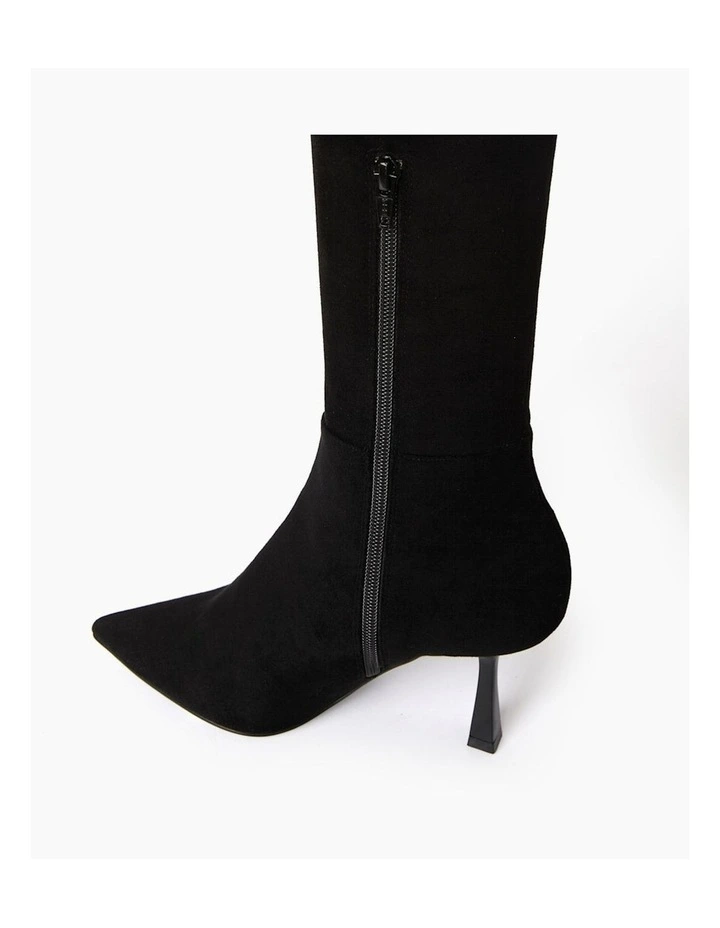 Sibella Knee High Boot in Black