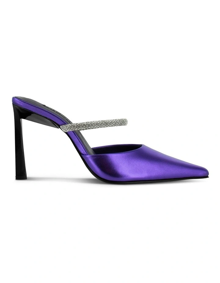 Odessy I Heeled Mules in Purple