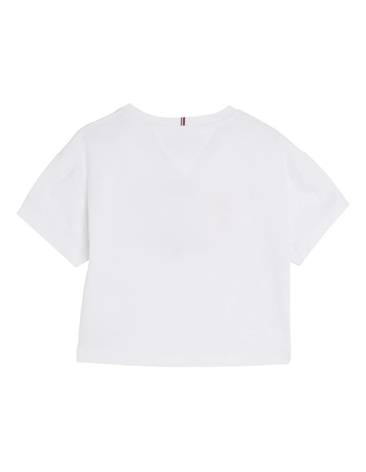 Girls 8-16 1985 Collection Varsity Logo T-Shirt in White