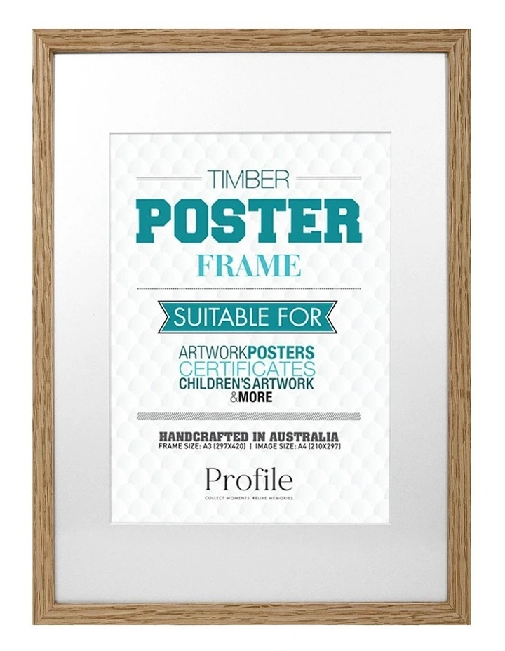 Decorator Photo Frame A3/A4 in Natural