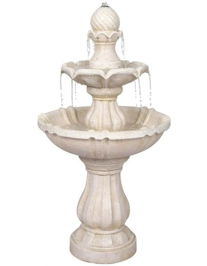 Electric Water Fountain in White