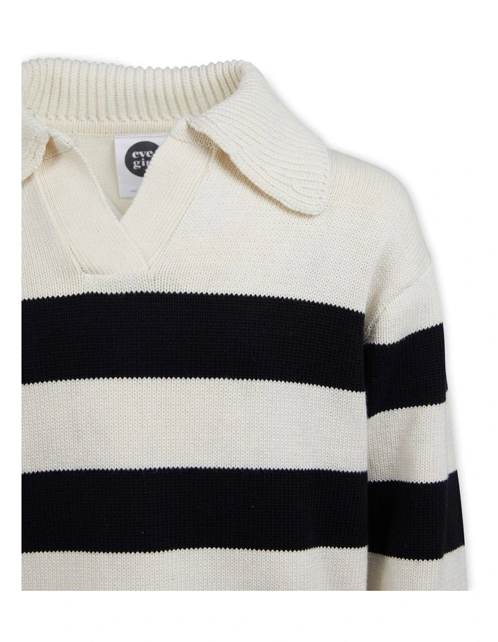 Luna Knit Sweater (8-16 Years) in Stripe