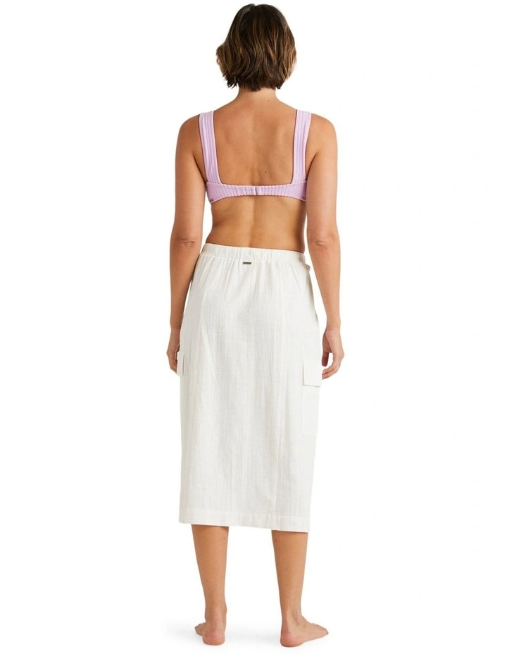 Sunny Cargo Skirt in Salt Crystal