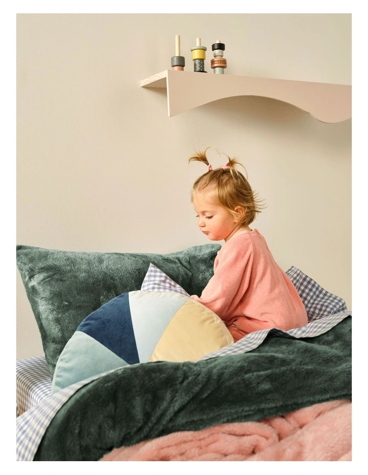 Swirl Pop Novelty Cushion in Green