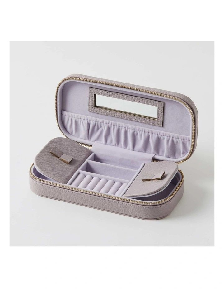 Ambrosia Rectangular Jewellery Case in Lilac