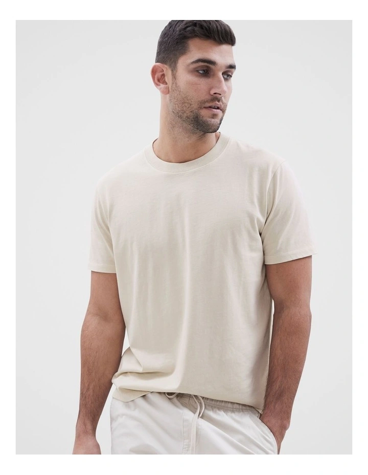 Relaxed T-Shirt in Sand