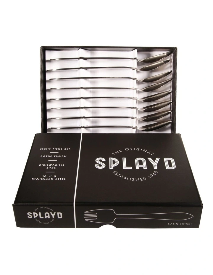 Black Label Stainless Steel Satin 8 Piece Set