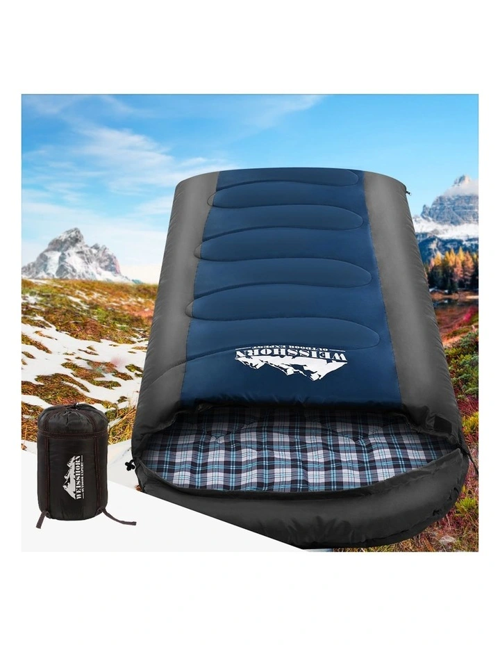 Thermal Single Sleeping Bag in Navy