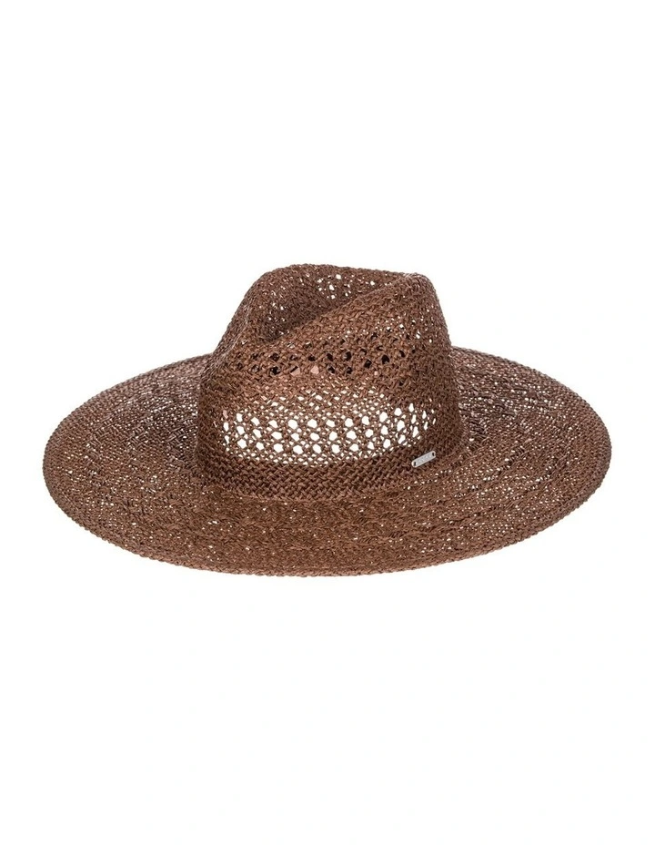 Sun On The Beach Straw Sun Hat in Root Beer