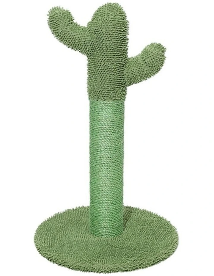 Cactus Cat Scratching Post in Green