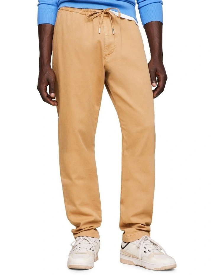 Chelsea Pull On Chino Pant in Khaki