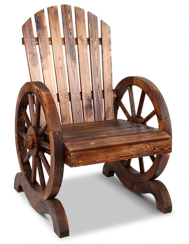 Wagon Wheels Single Rocking Chair